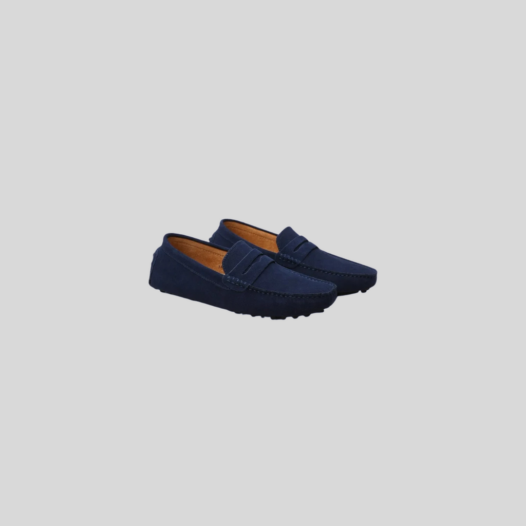 Suede Driver Loafers